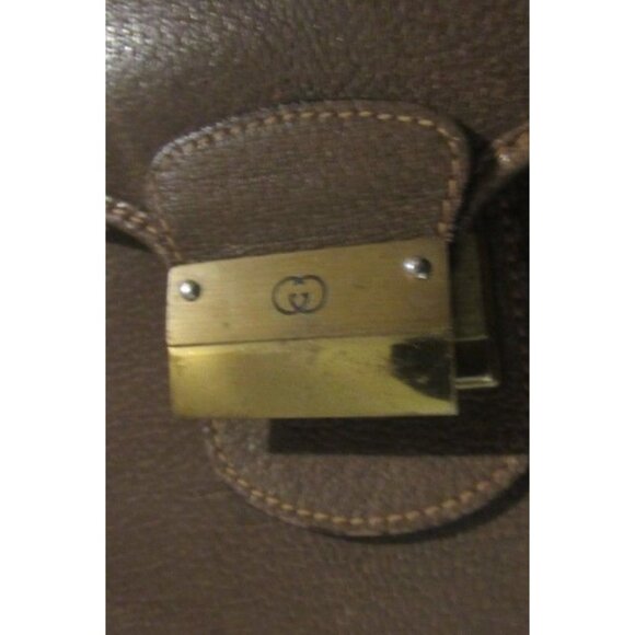 Gucci GG Supreme Brown Leather Briefcase/Portfolio - Picture 12 of 12